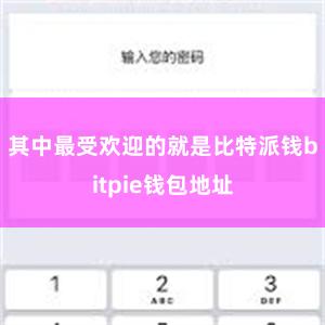 其中最受欢迎的就是比特派钱bitpie钱包地址